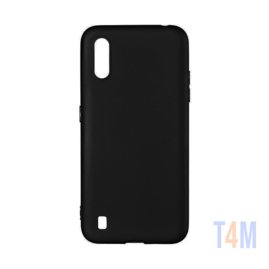 Capa de Silicone Macio para Samsung Galaxy A01/M01 Preto